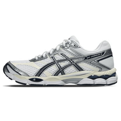 ASICS Gel Cumulus 16 'White Midnight' — UK 3 | EU 36 | US 4 — Front View