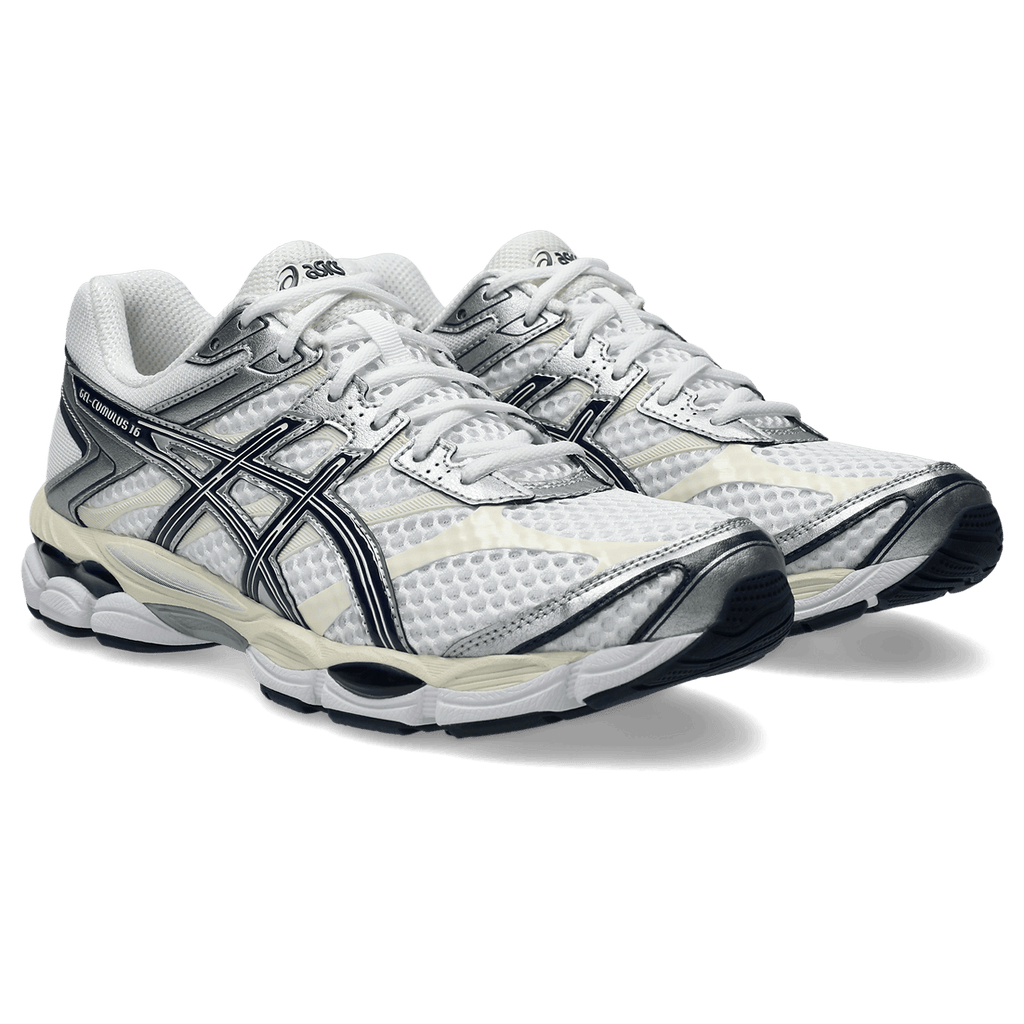 ASICS Gel Cumulus 16 'White Midnight' — UK 3 | EU 36 | US 4 — Back View