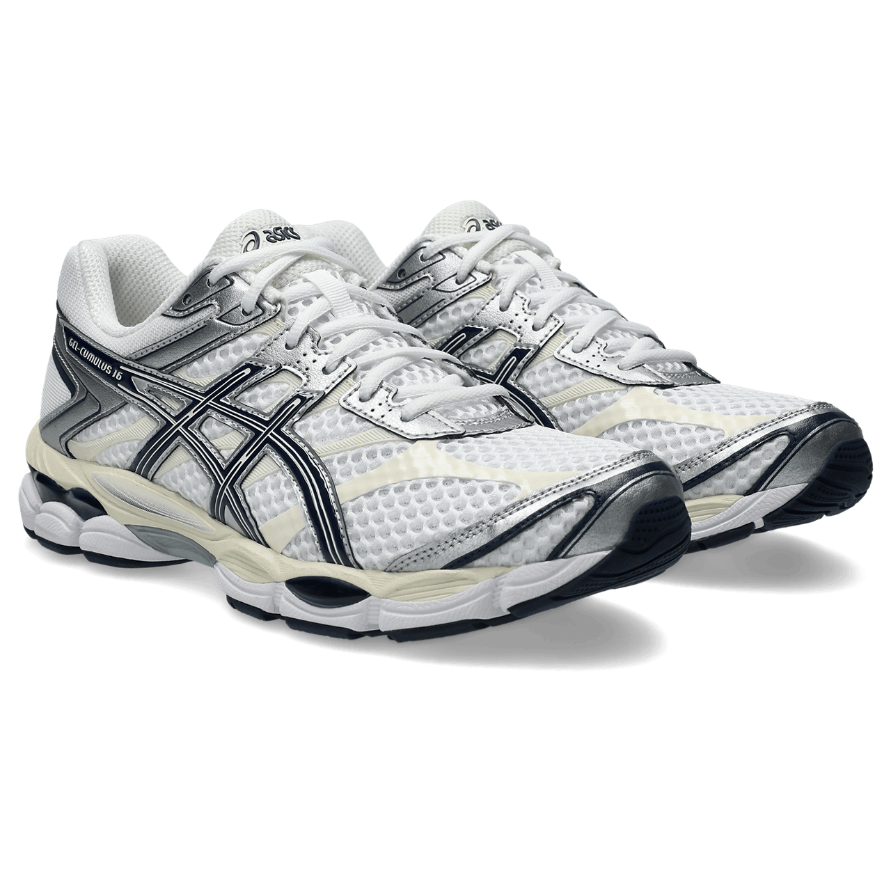 ASICS Gel Cumulus 16 'White Midnight' — UK 3 | EU 36 | US 4 — Back View
