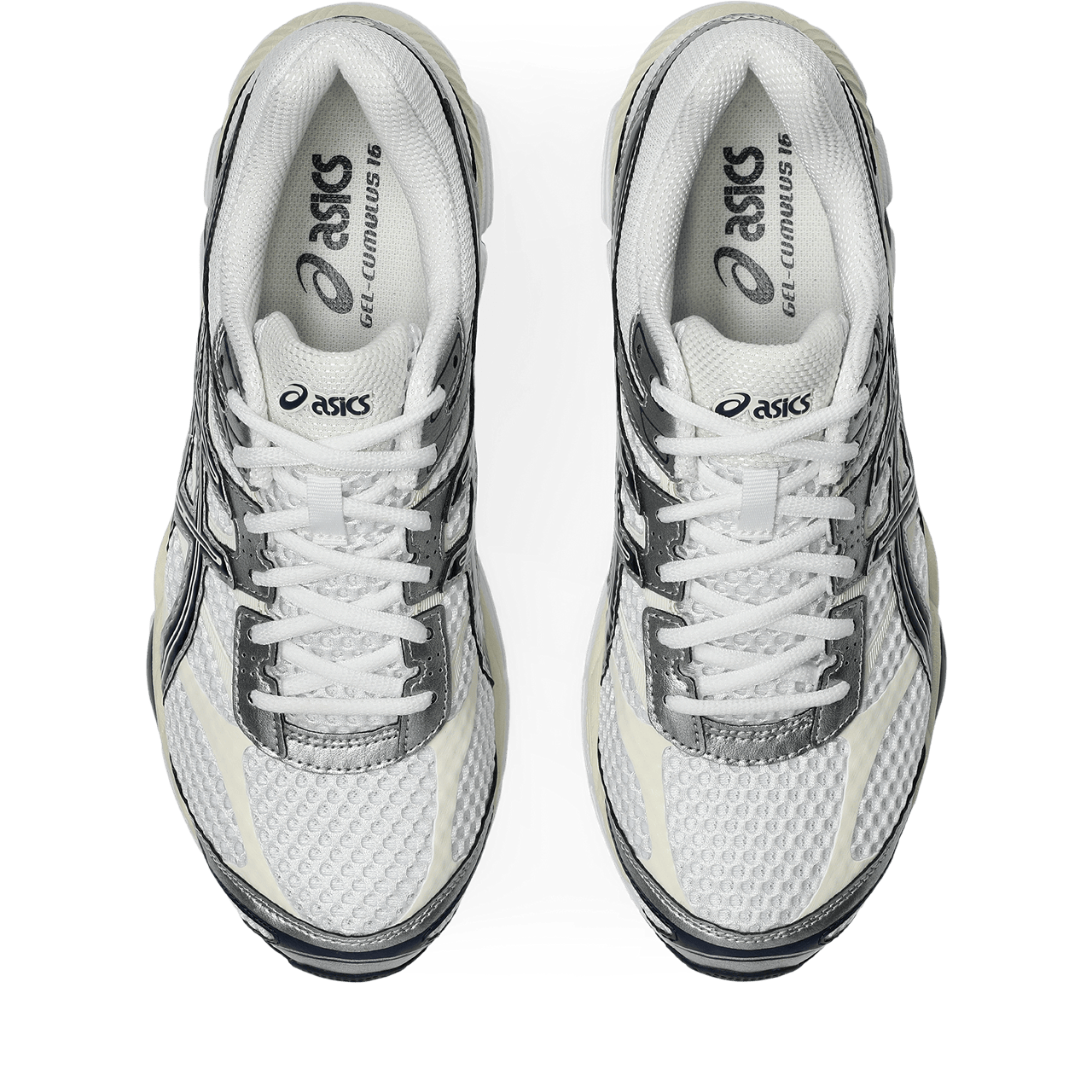 ASICS Gel Cumulus 16 'White Midnight' — UK 3 | EU 36 | US 4 — Lifestyle View