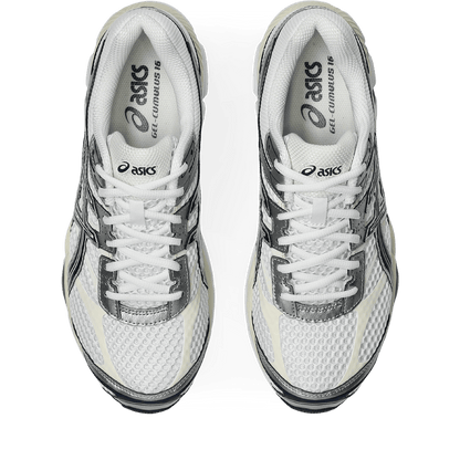 ASICS Gel Cumulus 16 'White Midnight' — UK 3 | EU 36 | US 4 — Lifestyle View