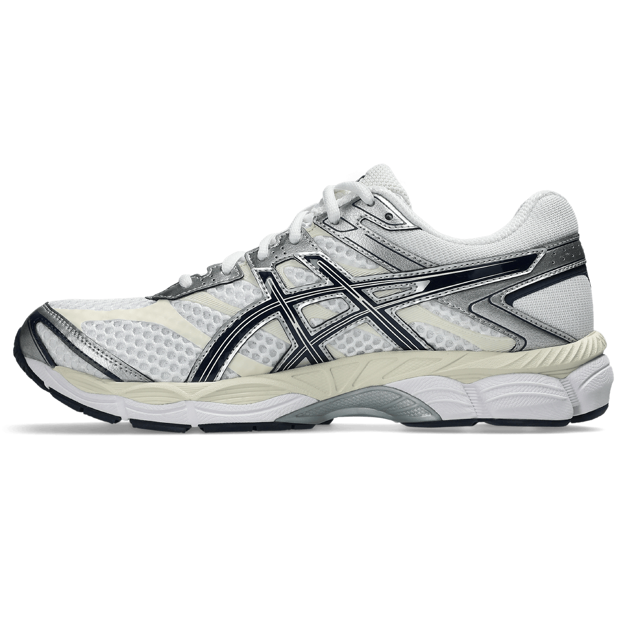 ASICS Gel Cumulus 16 'White Midnight' — UK 3 | EU 36 | US 4 — Side View