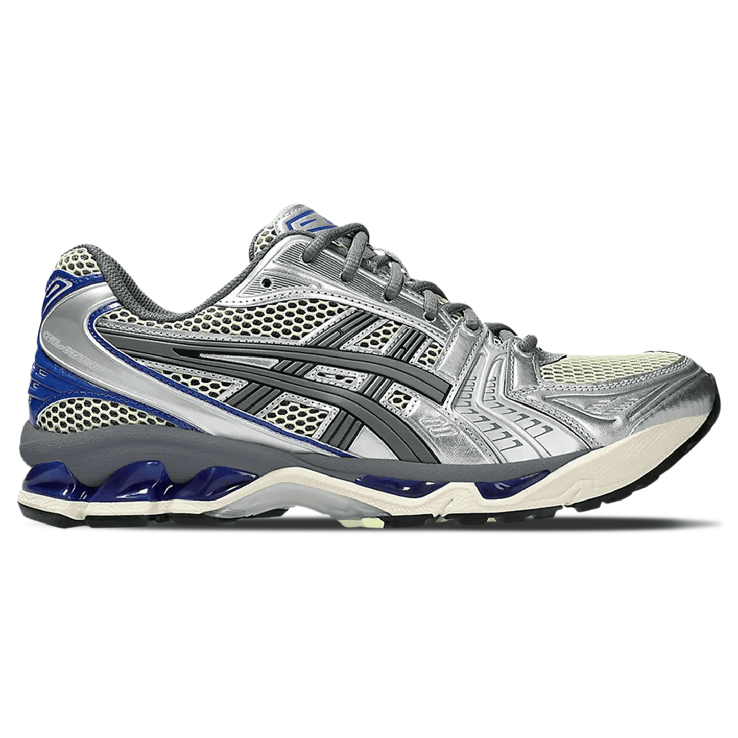 ASICS Gel Kayano 14 'Soft Yellow Silver Blue' — UK 3 | EU 36 | US 4 — Side View