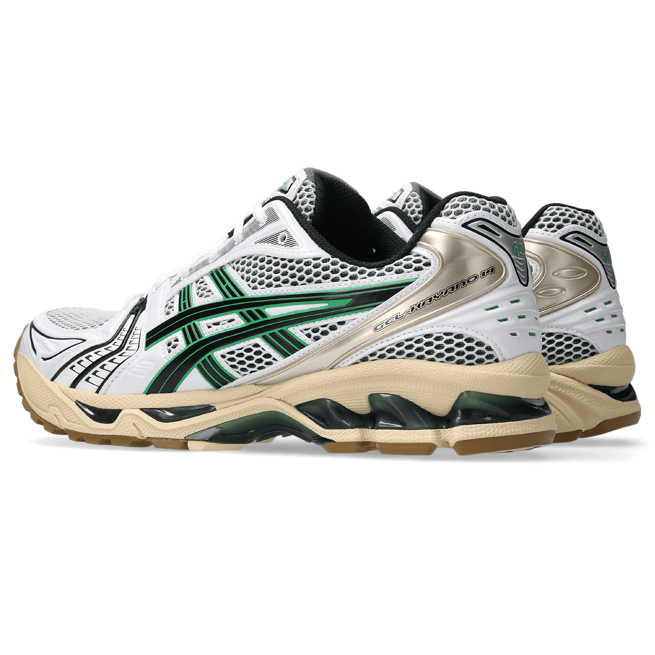 ASICS Gel Kayano 14 'White Hinoki Beige' — UK 3 | EU 36 | US 4 — Top View
