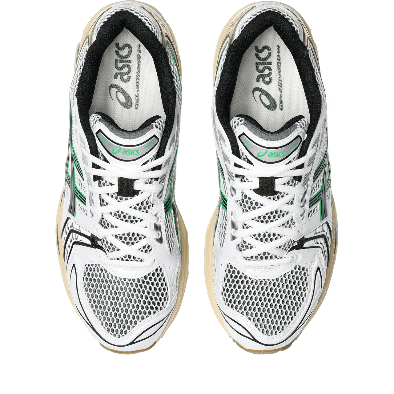 ASICS Gel Kayano 14 'White Hinoki Beige' — UK 3 | EU 36 | US 4 — Lifestyle View