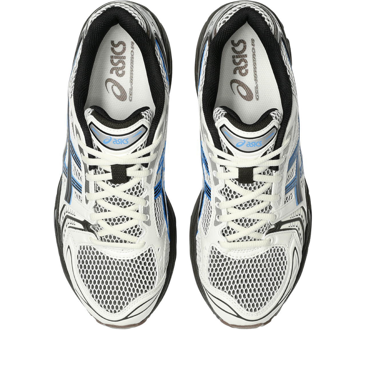 ASICS Gel Kayano 14 'Cream Blue Coast' — UK 3 | EU 36 | US 4 — Lifestyle View