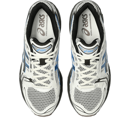 ASICS Gel Kayano 14 'Cream Blue Coast' — UK 3 | EU 36 | US 4 — Lifestyle View