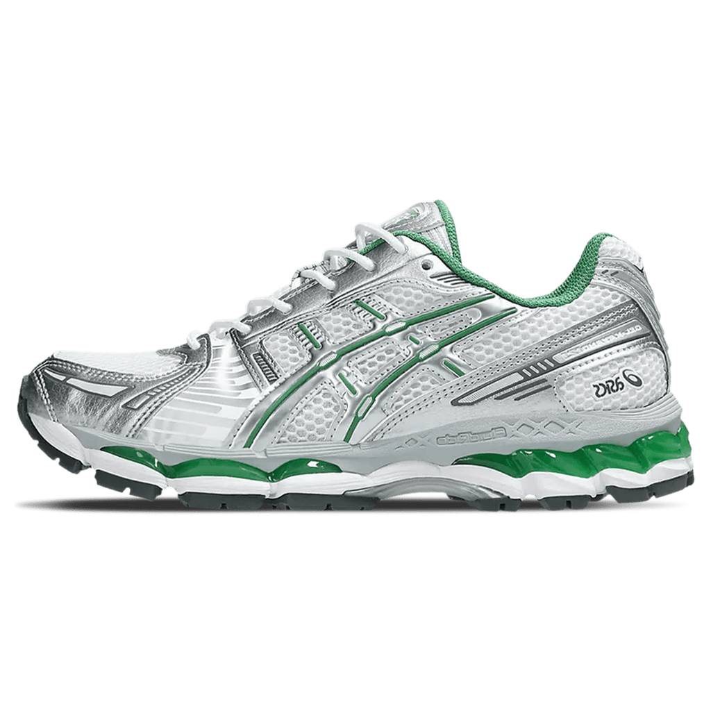 ASICS Gel Kayano 12.1 'Silver Green' — UK 3 | EU 36 | US 4 — Front View