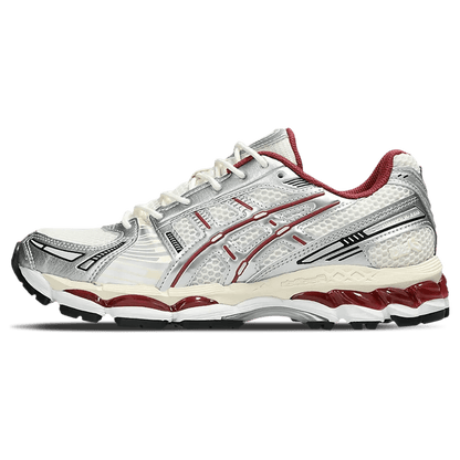 ASICS Gel Kayano 12.1 'Silver Red' — UK 3 | EU 36 | US 4 — Front View