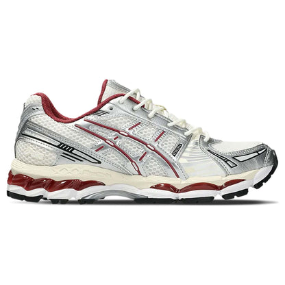 ASICS Gel Kayano 12.1 'Silver Red' — UK 3 | EU 36 | US 4 — Side View