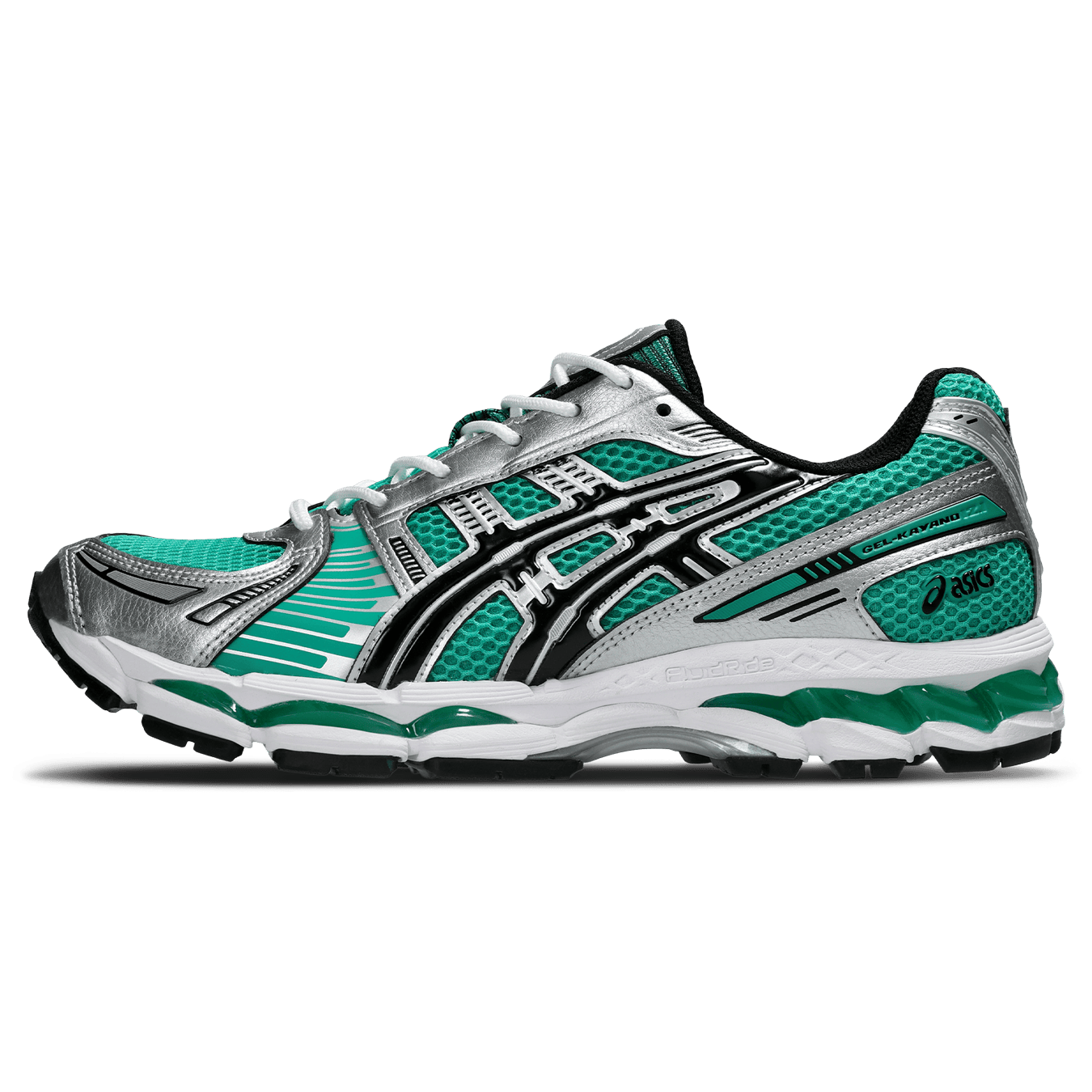 ASICS Gel Kayano 12.1 'Edamame Green Black' — UK 3 | EU 36 | US 4 — Front View