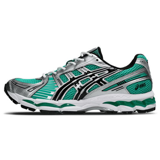 ASICS Gel Kayano 12.1 'Edamame Green Black' — UK 3 | EU 36 | US 4 — Front View