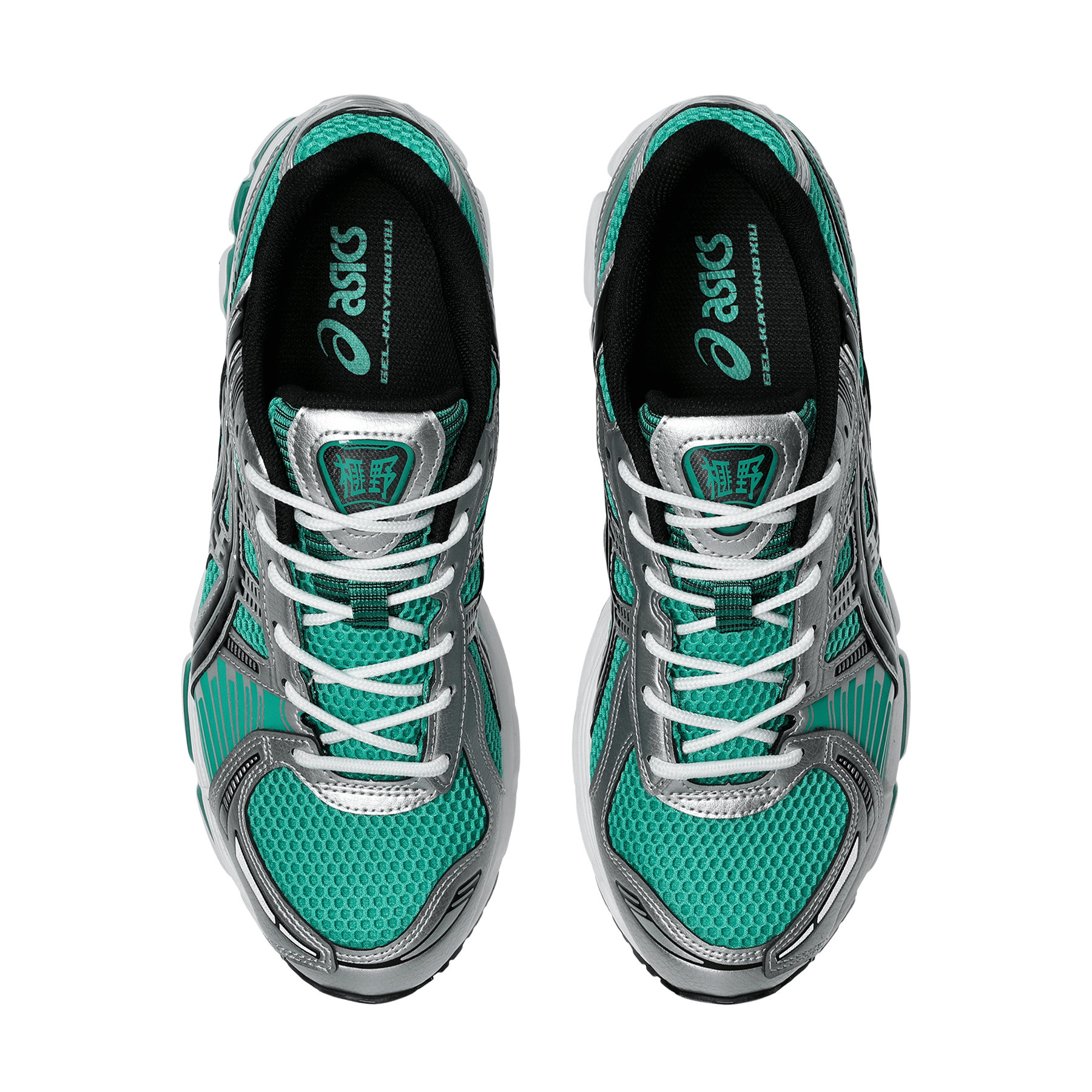 ASICS Gel Kayano 12.1 'Edamame Green Black' — UK 3 | EU 36 | US 4 — Detail View