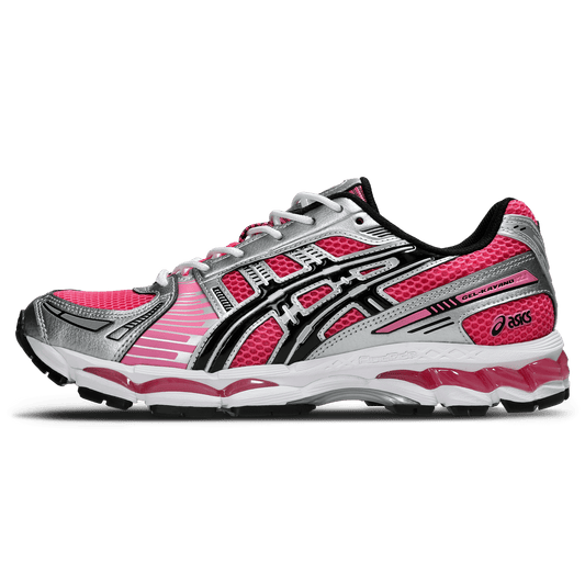 ASICS Gel Kayano 12.1 'Dragon Fruit Black' — UK 3 | EU 36 | US 4 — Front View