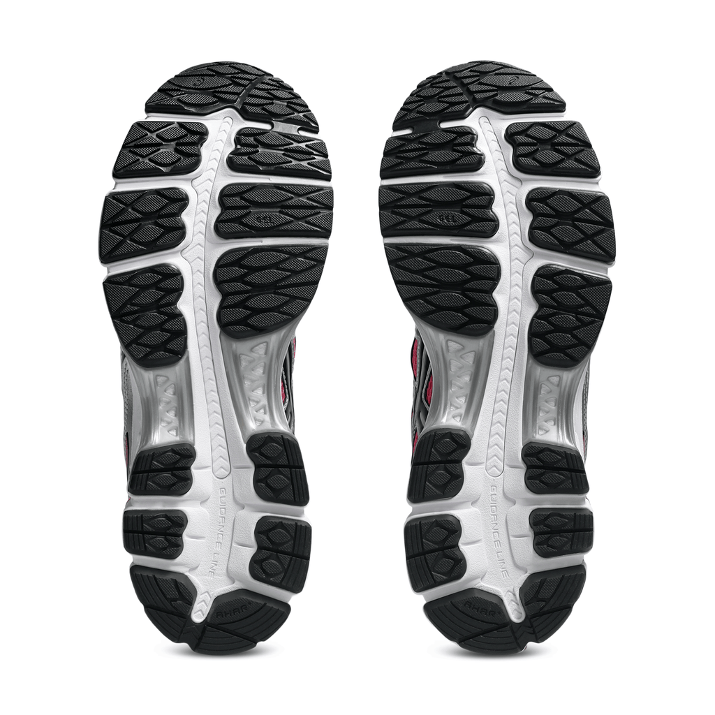 ASICS Gel Kayano 12.1 'Dragon Fruit Black' — UK 3 | EU 36 | US 4 — Lifestyle View