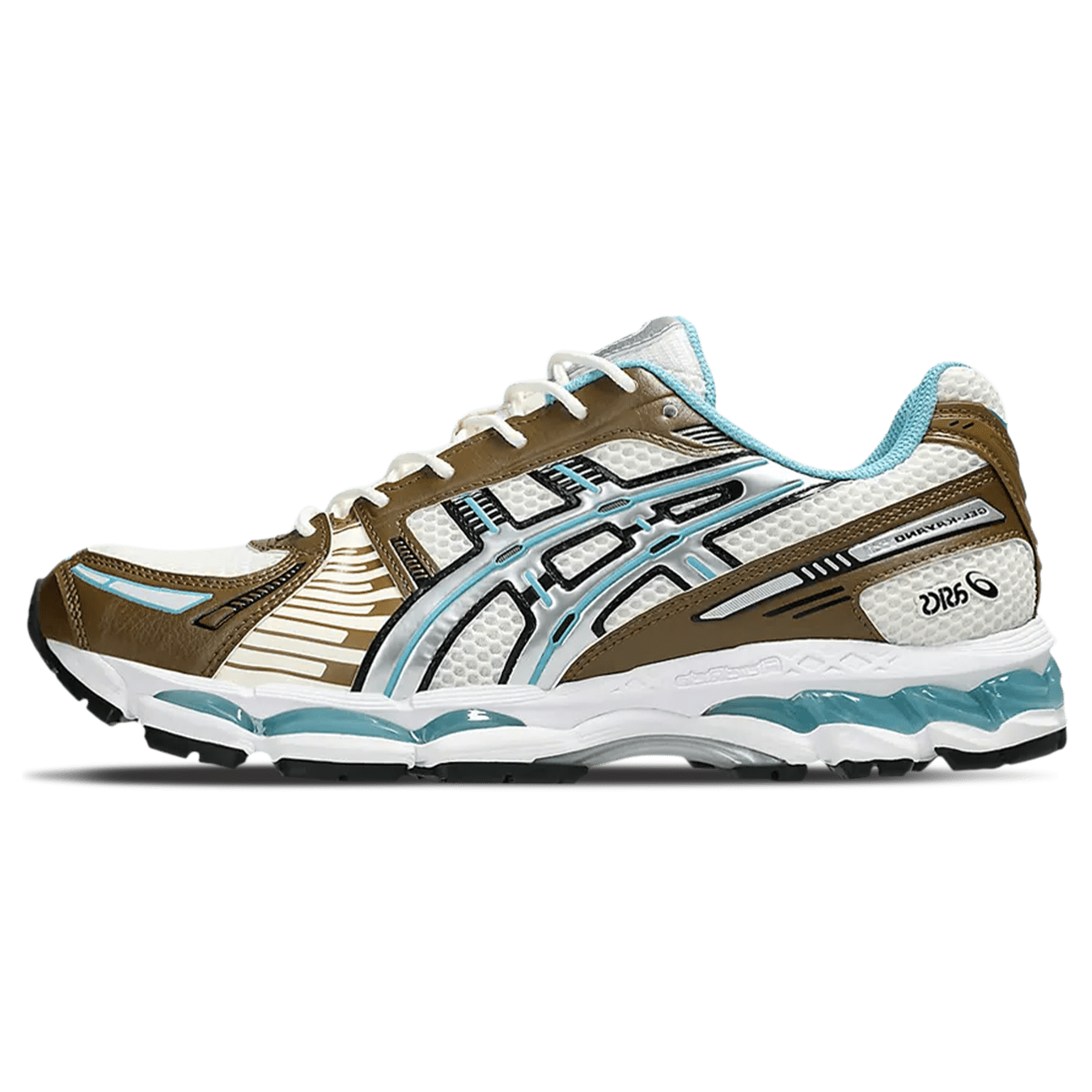 ASICS Gel Kayano 12.1 'Cream Stillwater' — UK 3 | EU 36 | US 4 — Front View