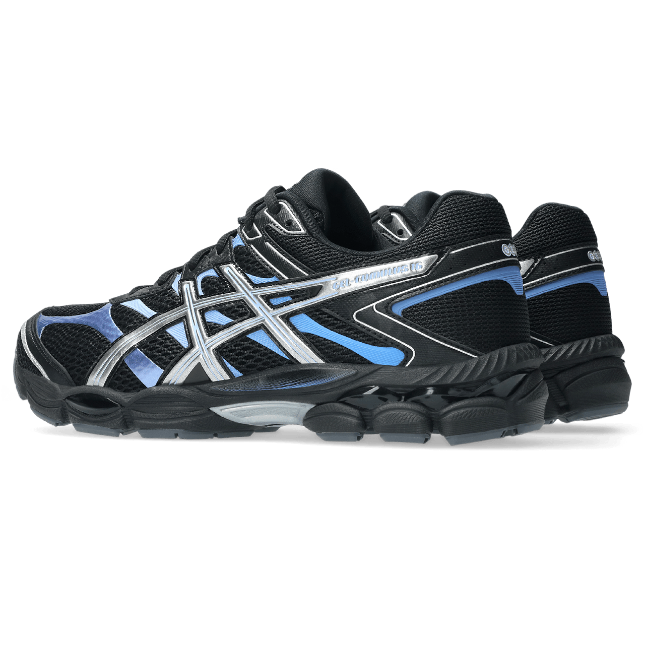 ASICS Gel Cumulus 16 'Black Pure Silver' — UK 3 | EU 36 | US 4 — Top View