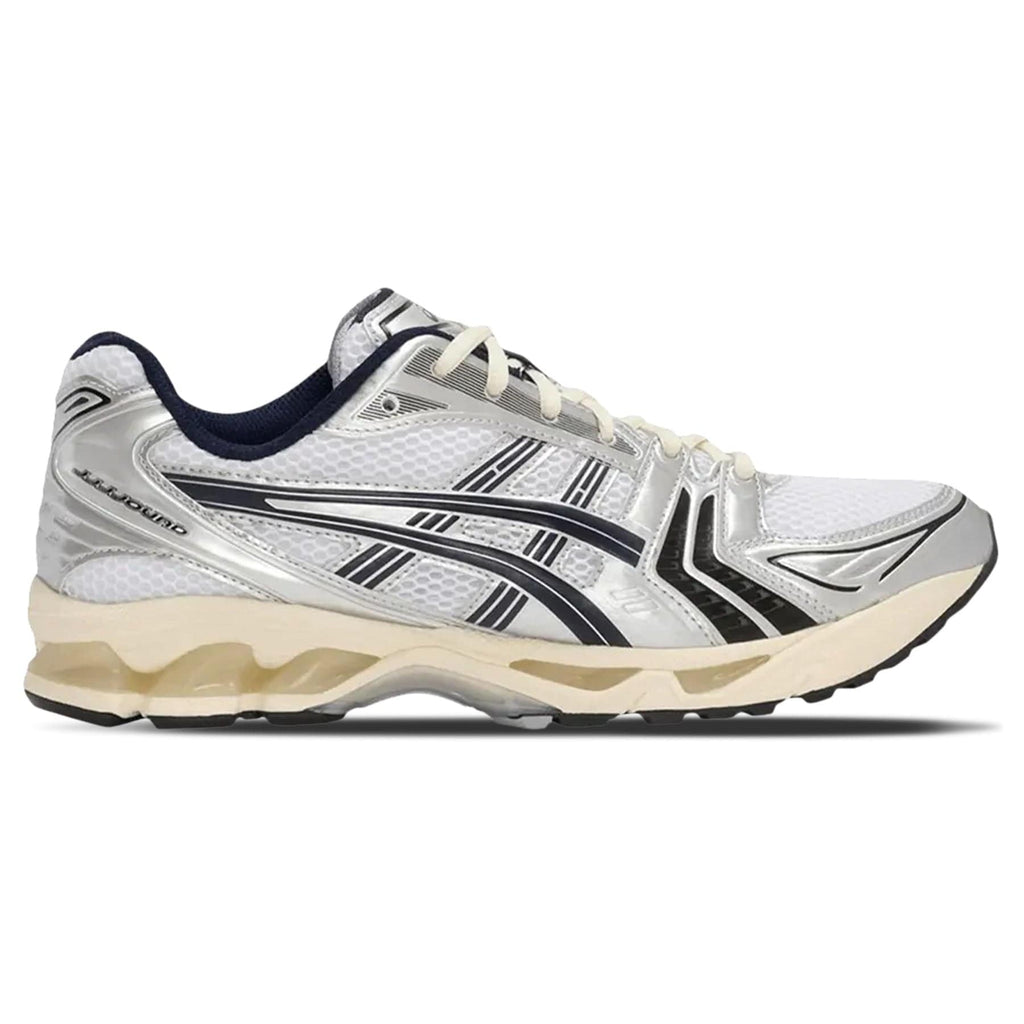 JJJJound x ASICS Gel Kayano 14 'White Midnight Navy' — UK 3 | EU 36 | US 4 — Side View
