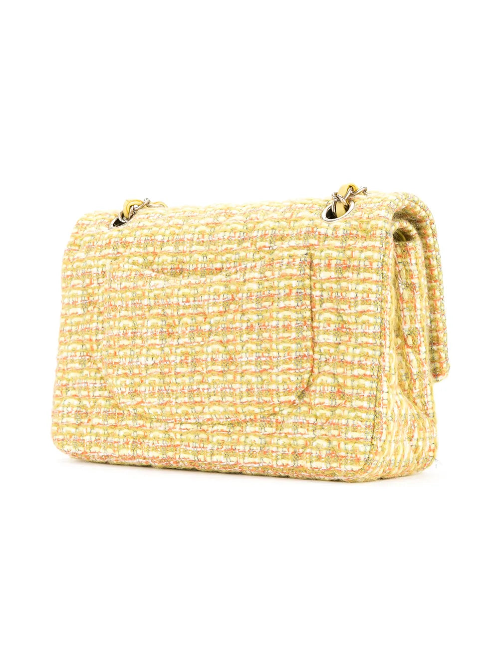 Chanel Pre Owned Tweed Shoulder Bag — Same as shown — Size One Size — Back View