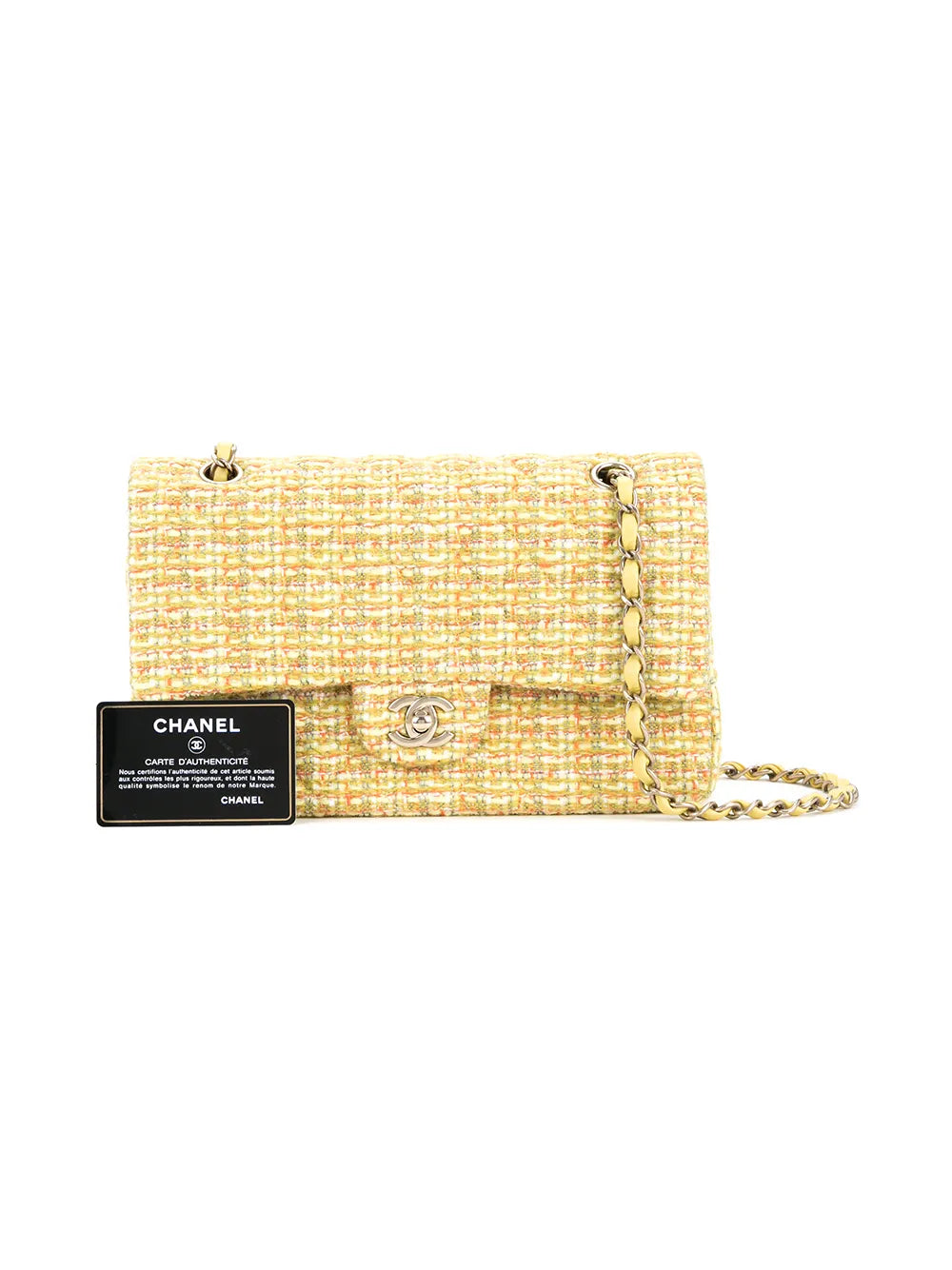 Chanel Pre Owned Tweed Shoulder Bag — Same as shown — Size One Size — Lifestyle View