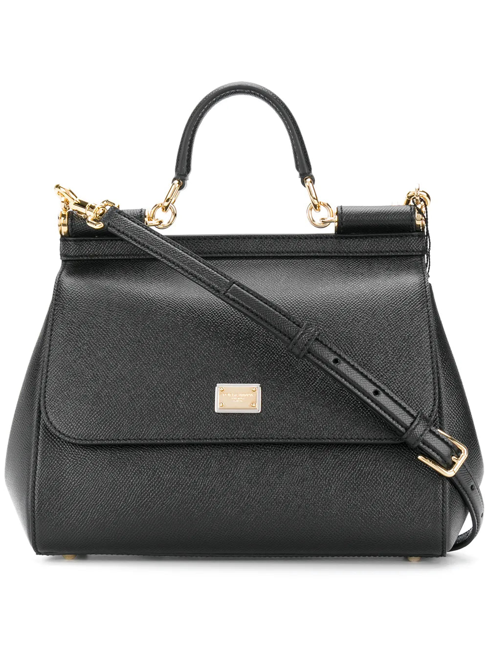 Dolce Gabbana Medium Sicily Shoulder Bag — Same as shown — Size One Size — Front View