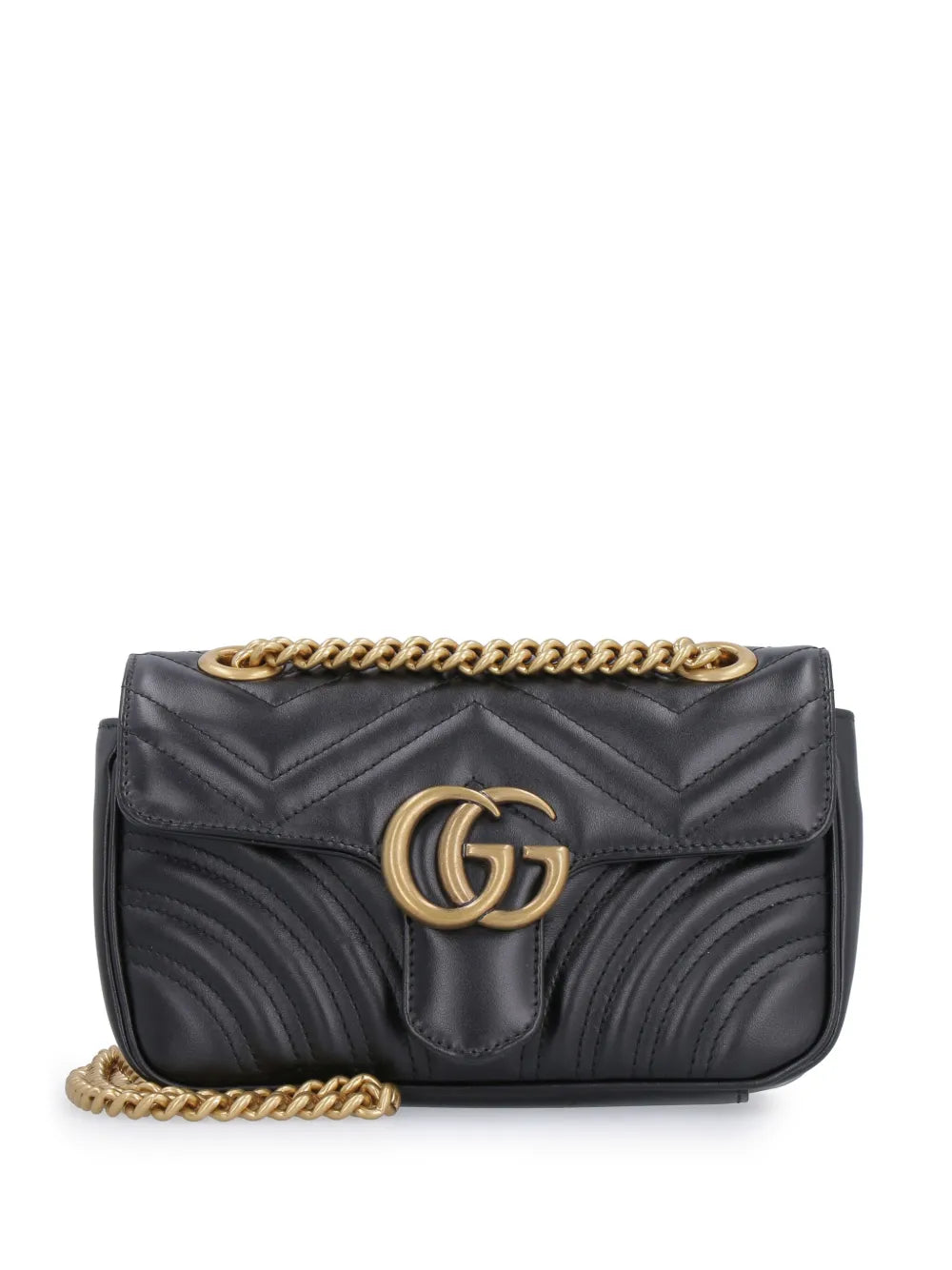 Gucci Mini Gg Marmont Shoulder Bag — Same as shown — Size One Size — Front View