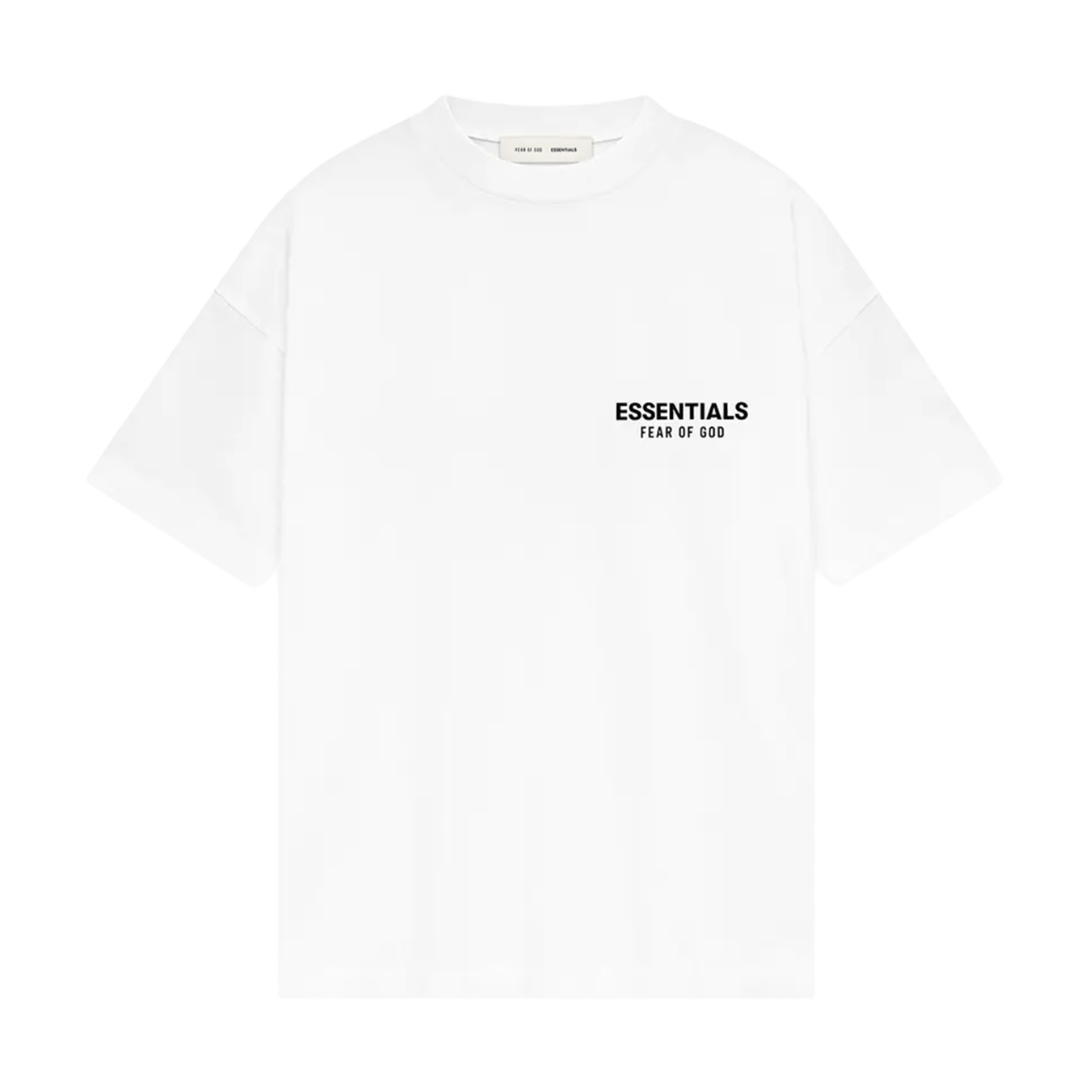 Fear of God Essentials Classic Fit T-Shirt 'Bright White' — XXS — Front View