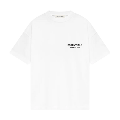 Fear of God Essentials Classic Fit T-Shirt 'Bright White' — XXS — Front View