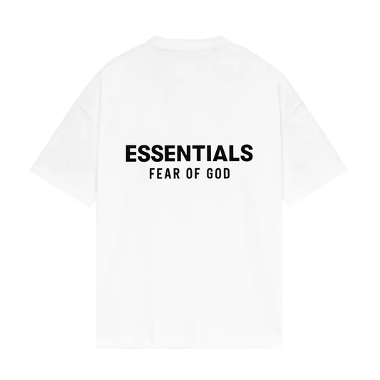 Fear of God Essentials Classic Fit T-Shirt 'Bright White' — XXS — Side View