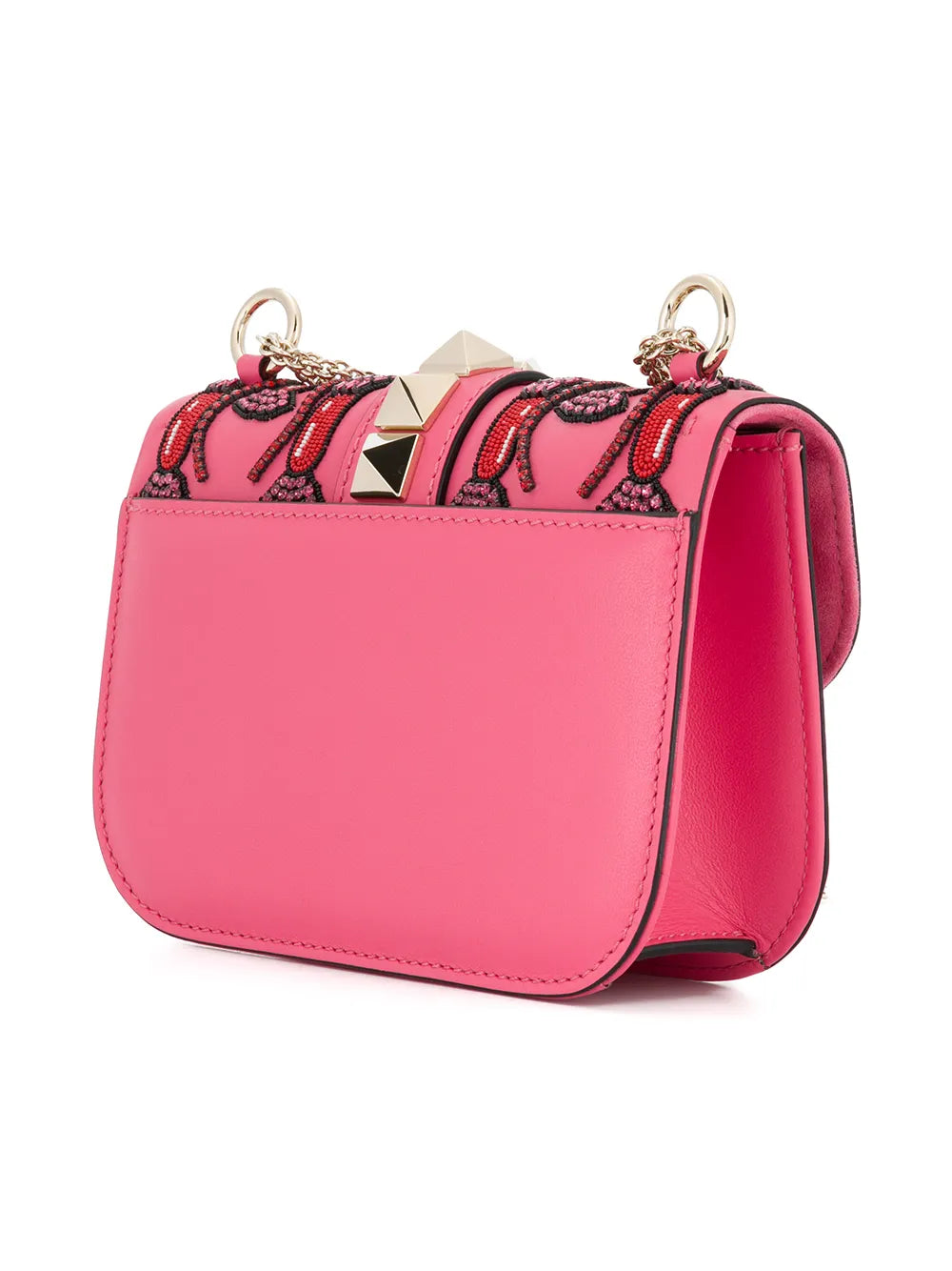 Valentino Garavani Glam Lock Shoulder Bag — Same as shown — Size One Size — Back View
