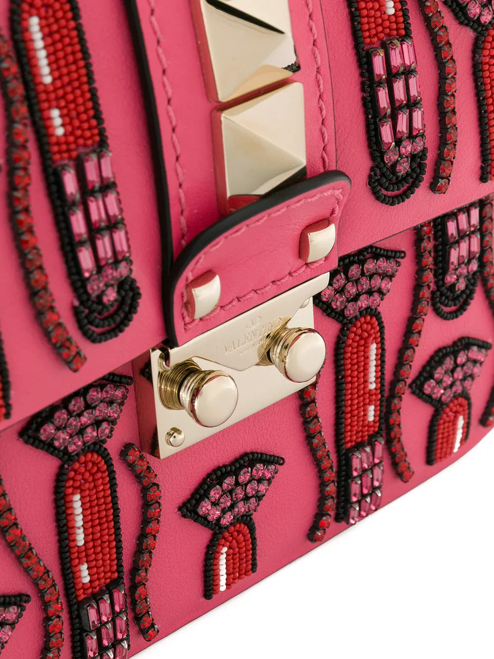 Valentino Garavani Glam Lock Shoulder Bag — Same as shown — Size One Size — Top View