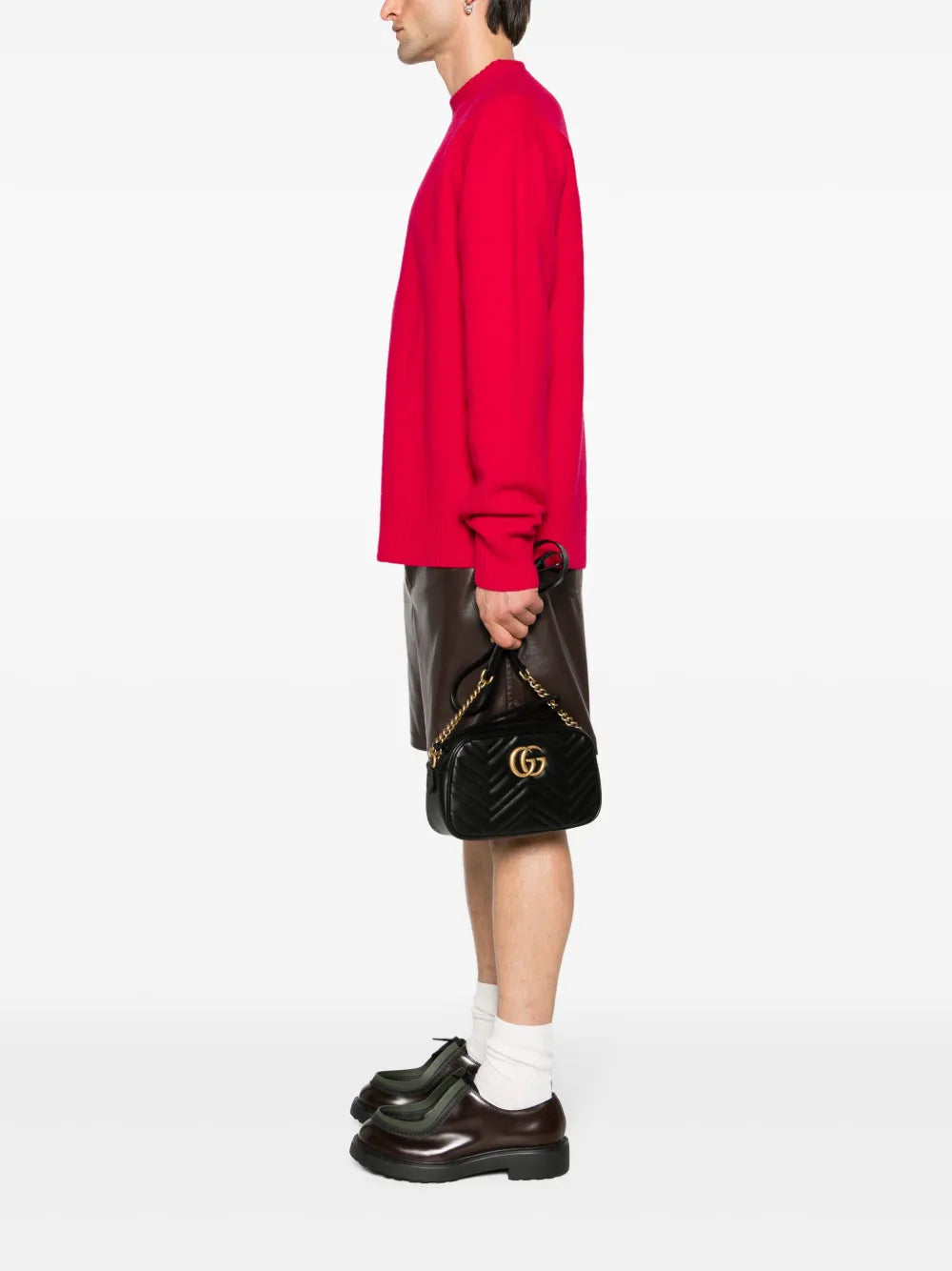 Gucci Small Gg Marmont Shoulder Bag — Same as shown — Size One Size — Side View