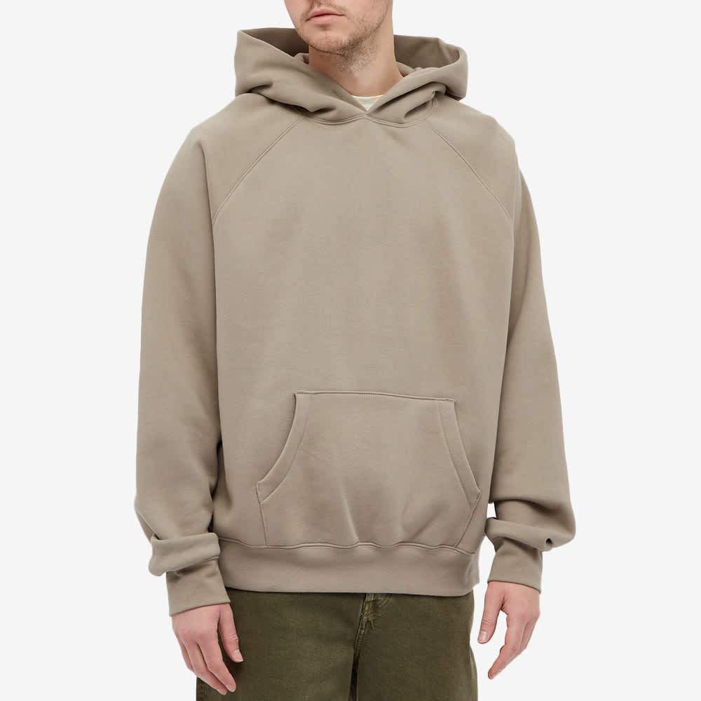 FEAR OF GOD ESSENTIALS Pull-Over Hoodie (SS21) Moss/Goat — XXS — Side View