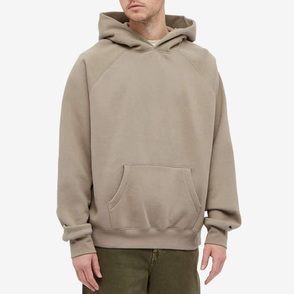 FEAR OF GOD ESSENTIALS Pull-Over Hoodie (SS21) Moss/Goat — XXS — Side View