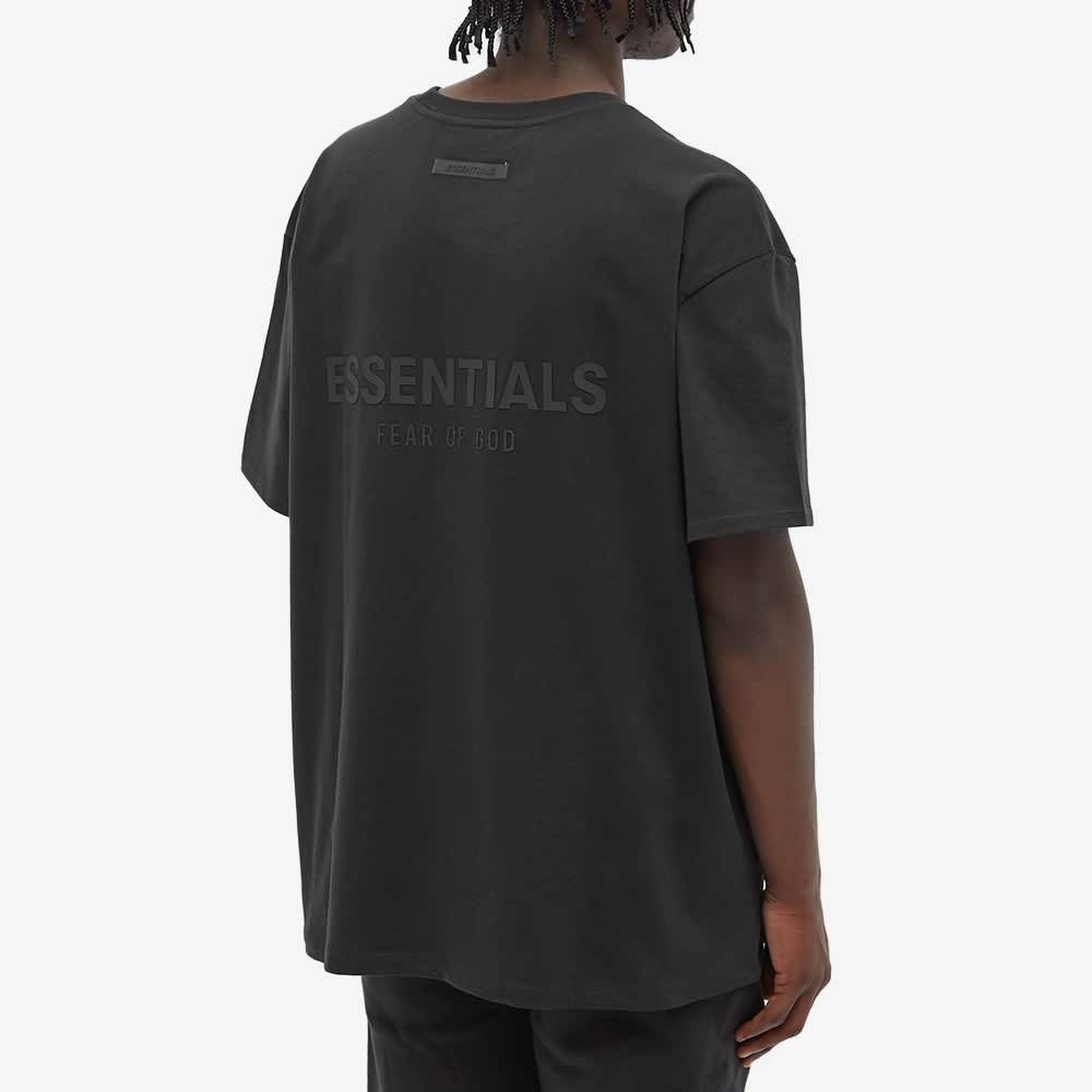 Fear of God Essentials T-shirt (SS21) Black/Stretch Limo — XXS — Detail View