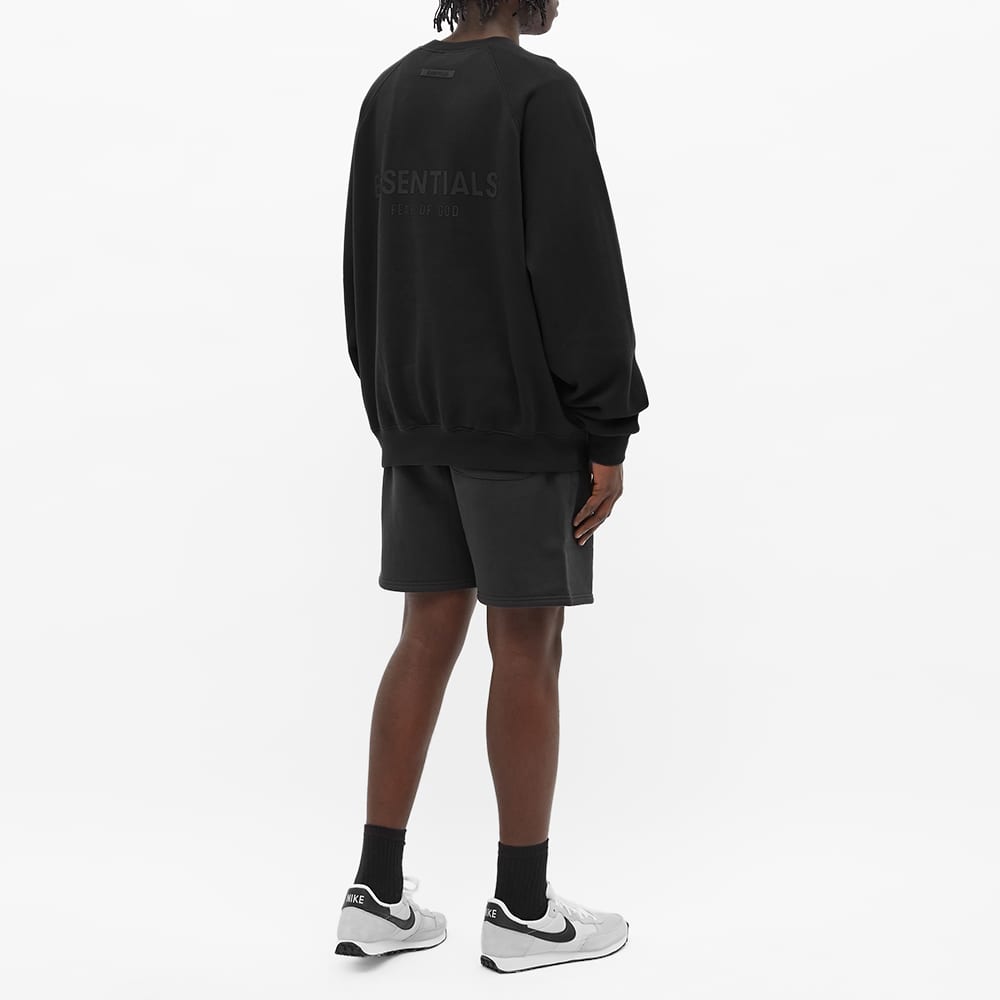 FEAR OF GOD ESSENTIALS Pull-Over Crewneck (SS21) Black/Stretch Limo — XXS — Detail View