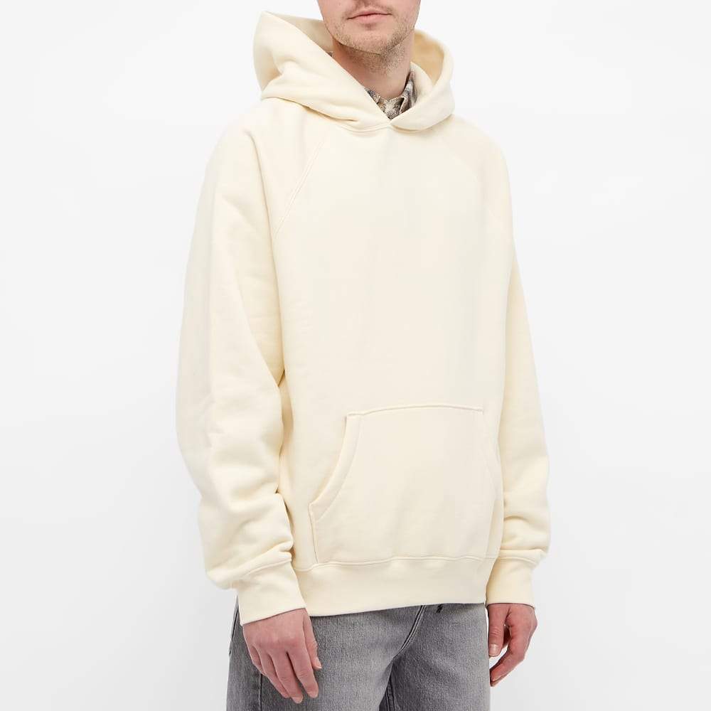 FEAR OF GOD ESSENTIALS Pull-Over Hoodie (SS21) Cream/Buttercream — XXS — Back View