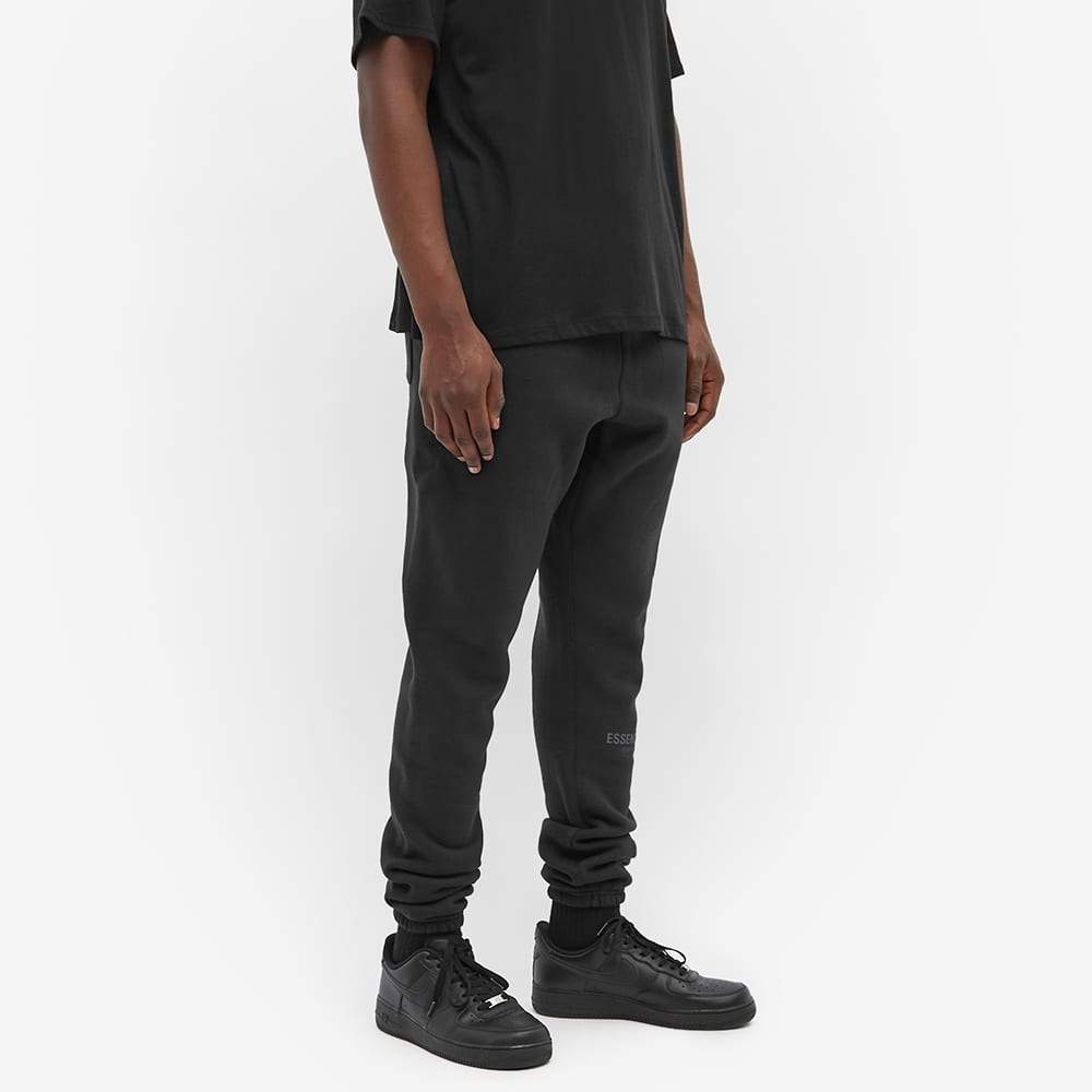 FEAR OF GOD ESSENTIALS Sweatpants (SS21) Black/Stretch Limo — XXS — Back View