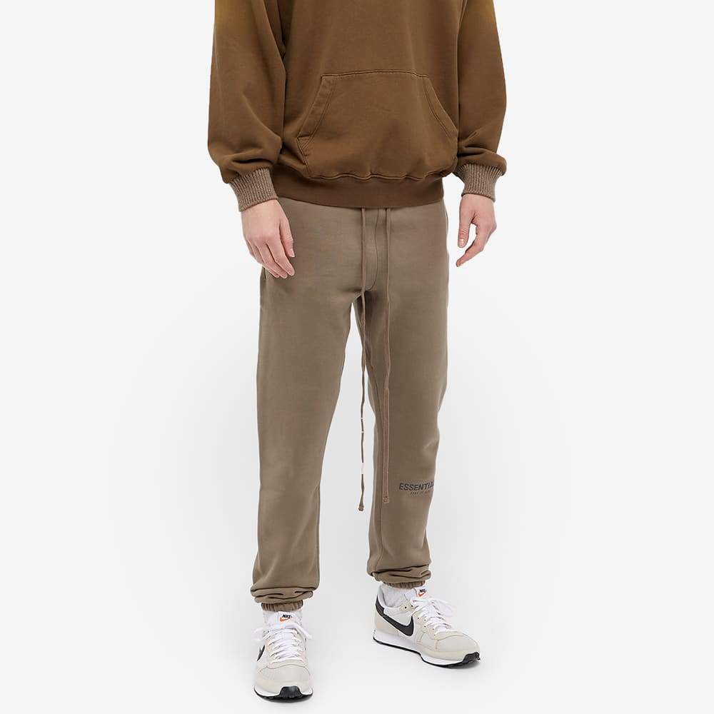FEAR OF GOD ESSENTIALS Sweatpants (SS21) Taupe — XXS — Top View