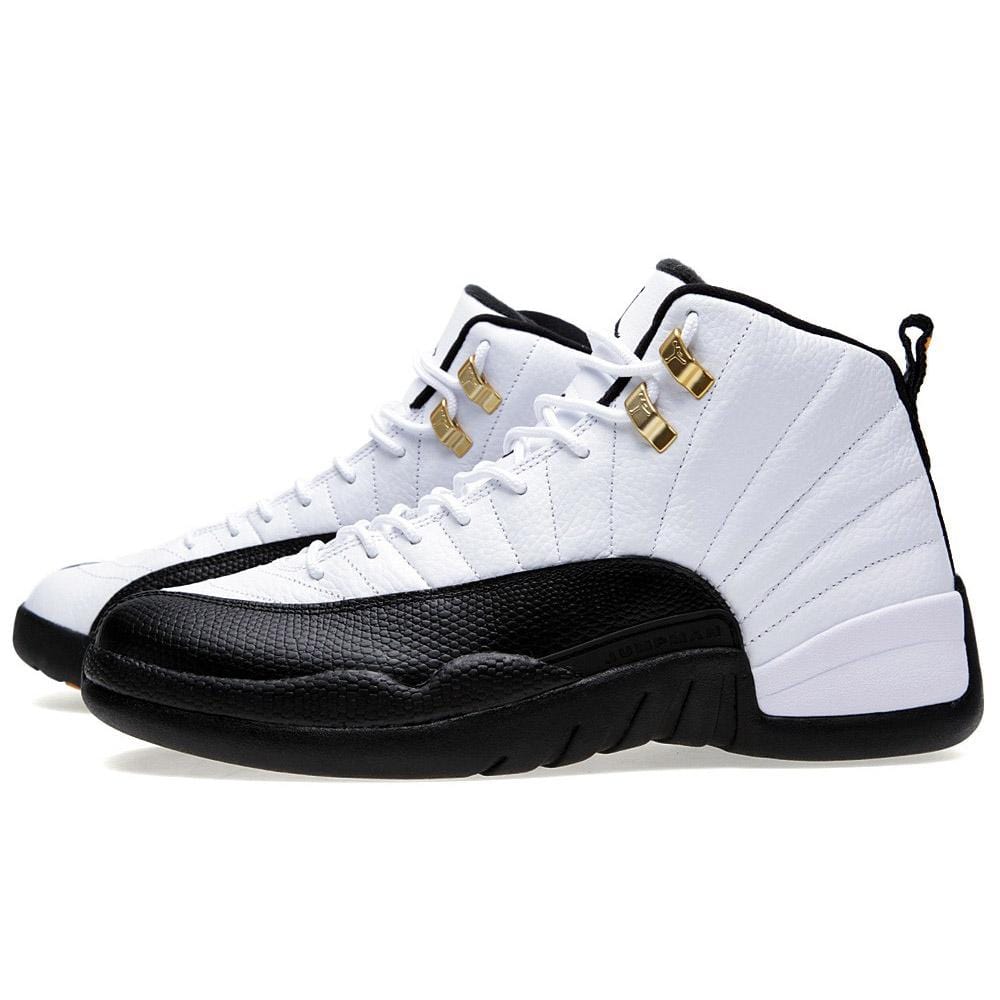 Air Jordan 12 Retro Taxi — UK 3 | EU 35.5 | US 3.5 — Front View