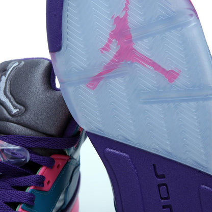 Air Jordan V Retro GS 'Tropical Teal & White' — UK 13.5 | EU 32 | US 1Y — Side View