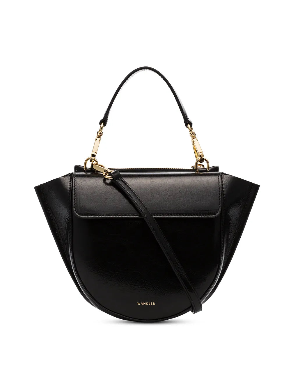 Wandler Mini Hortensia Leather Shoulder Bag — Same as shown — Size One Size — Front View