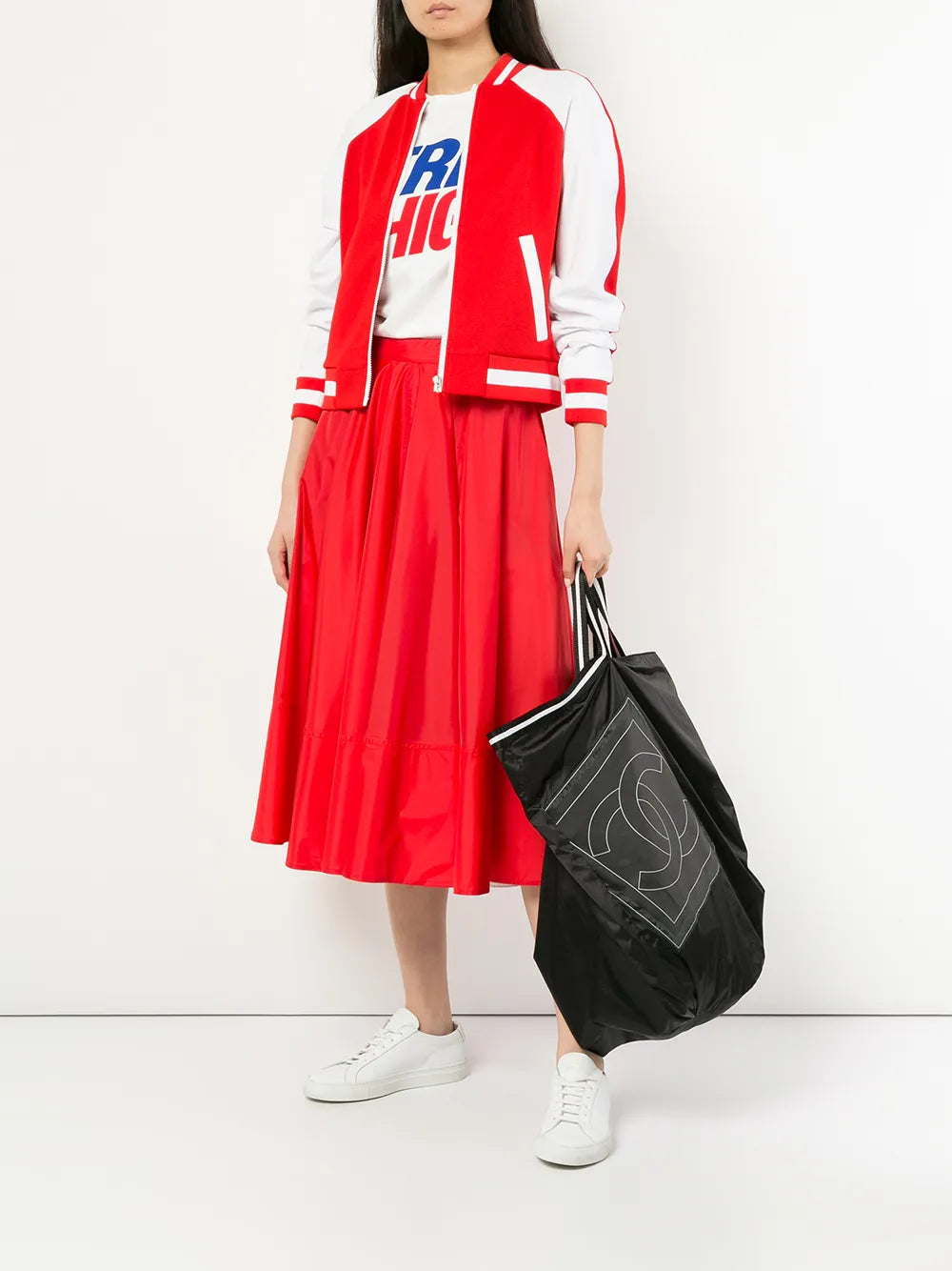 Chanel Pre Owned Sports Line Jumbo Xl Shoulder Tote Bag — Same as shown — Size One Size — Side View