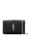 Saint Laurent Envelope Matelasse Shoulder Bag — Same as shown — Size One Size — Front View