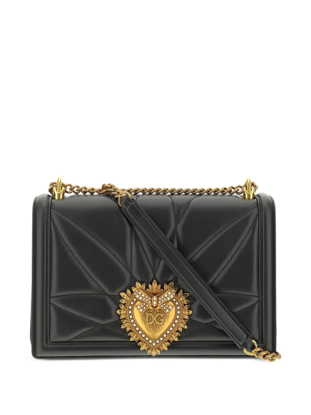 Dolce Gabbana Large Devotion Quilted Shoulder Bag — Same as shown — Size One Size — Detail View