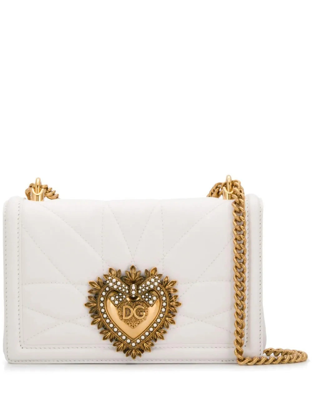 Dolce Gabbana Medium Devotion Shoulder Bag — Same as shown — Size One Size — Front View