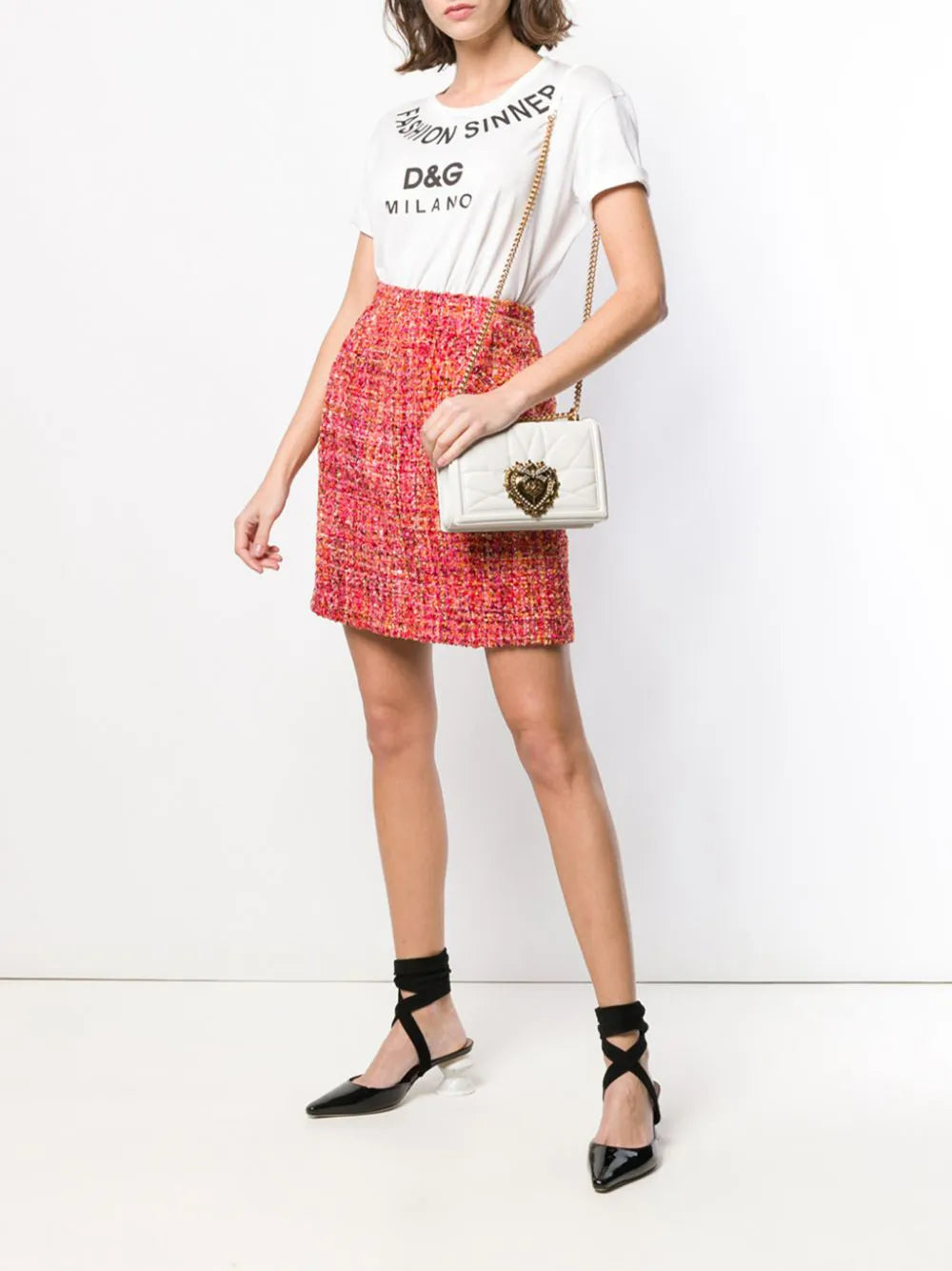 Dolce Gabbana Medium Devotion Shoulder Bag — Same as shown — Size One Size — Side View