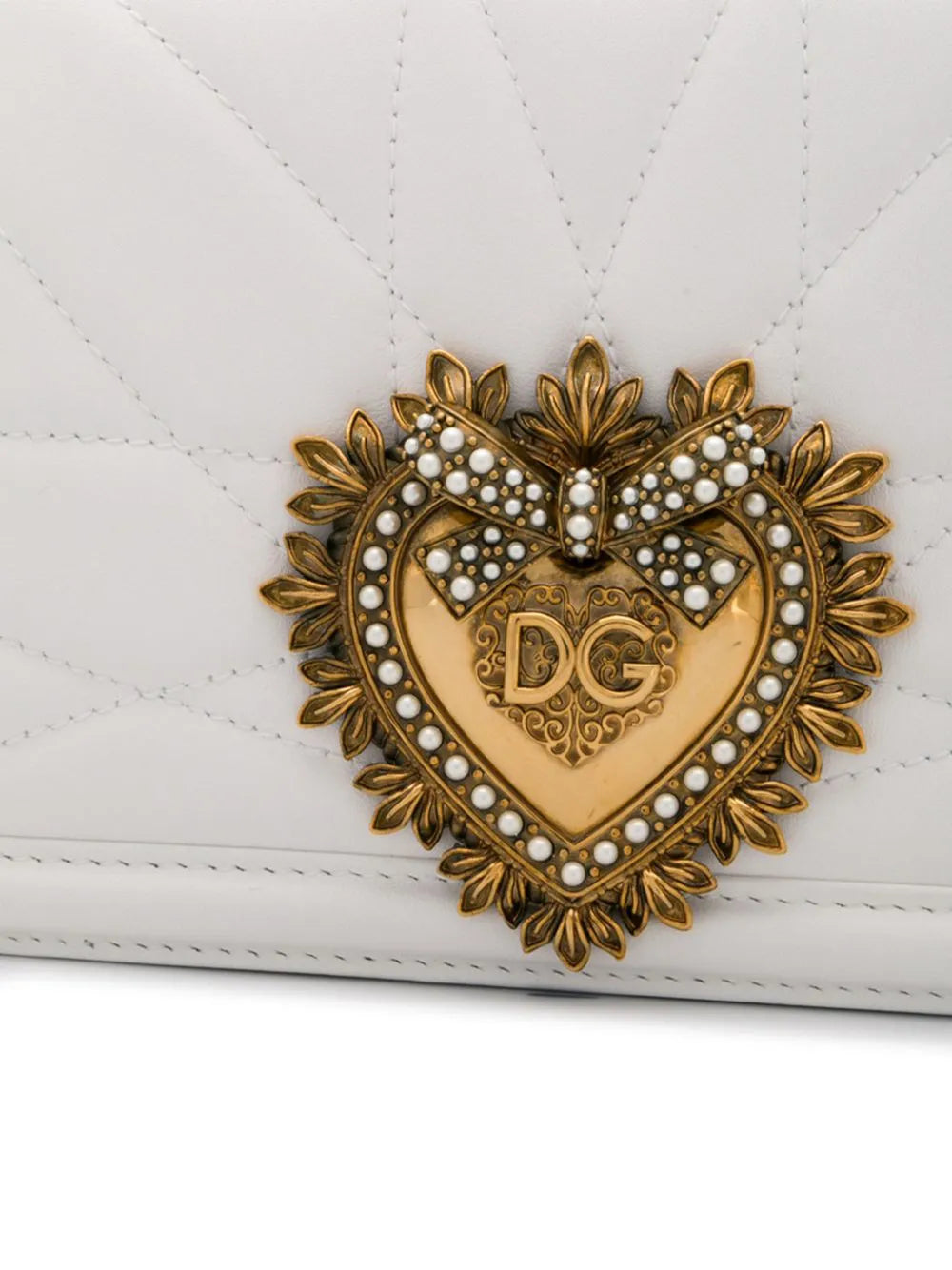 Dolce Gabbana Medium Devotion Shoulder Bag — Same as shown — Size One Size — Top View