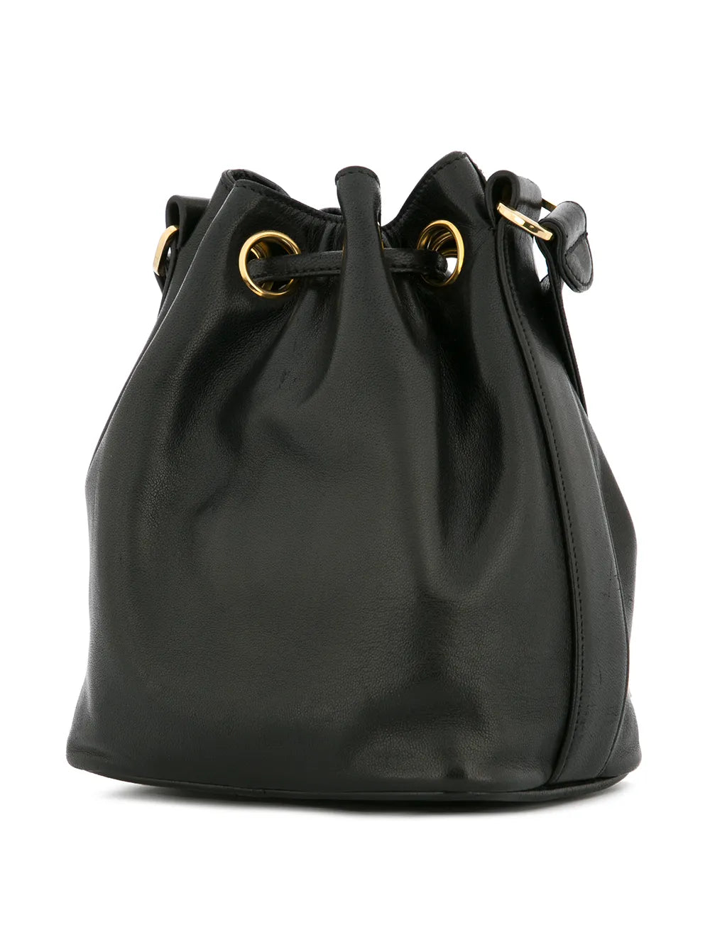 Chanel Pre Owned 1994 1996 Drawstring Chain Mini Shoulder Bag — Same as shown — Size One Size — Back View