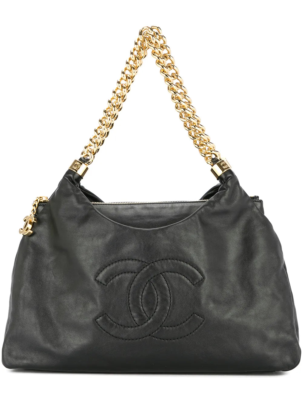 Chanel Pre Owned Chain Shoulder Bag — Same as shown — Size One Size — Front View